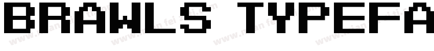 brawls typeface roug字体转换